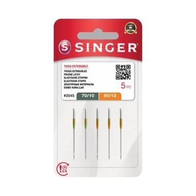 Jehly Singer 2045 - pro šicí stroje - stretch (2x70, 3x80)