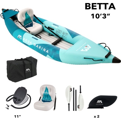 Aqua Marina Каяк Betta за 1 човек - Blau (BE-312-bl)