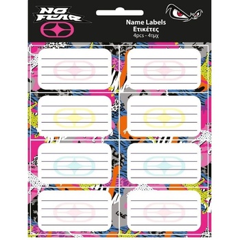 Етикети за тетрадки No Fear Girl (32 броя) (778-50246)