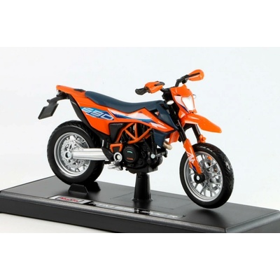 KTM 690 SMC R oranžová/modrá Maisto 1:18