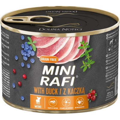 Dolina Noteci Mini Rafi s kachnou 24 x 185 g