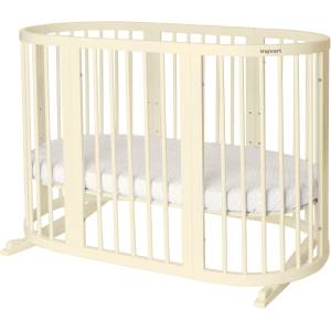 Ingvart Трансформиращо Легло 9в1 Smart 60x72/60x120/60x168см Слонова Кост Ingvart (I-1511008)