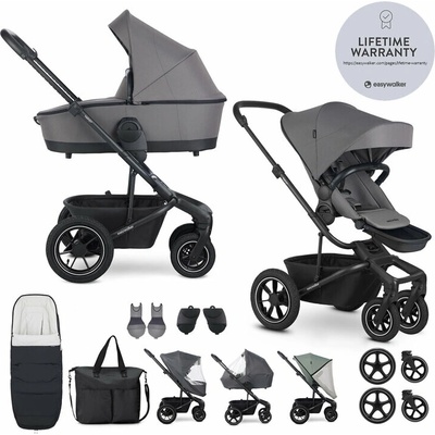 EASYWALKER Set XXL kombinovaný Harvey5 Air Pebble Grey s príslušenstvom 2020