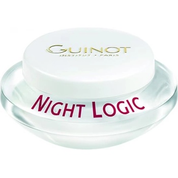 Guinot Night Logic Cream освежаващ нощен крем за лице с озаряващ ефект за жени 50 мл
