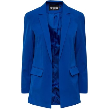 PIECES Сако Pieces Bossy Loose blazer - Blue (Mazarine Blue)