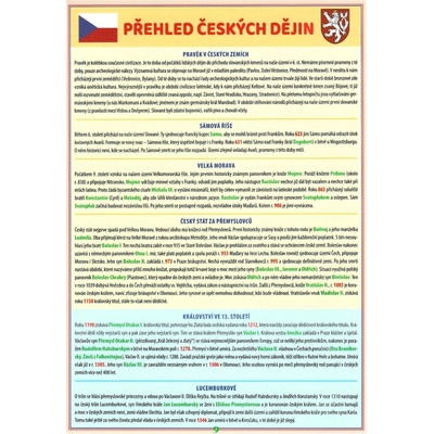 Přehled českých dějin - Pomůcka pro školáky