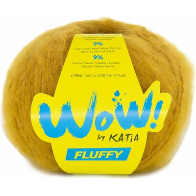 Katia WOW - Fluffy Farba: Mustard