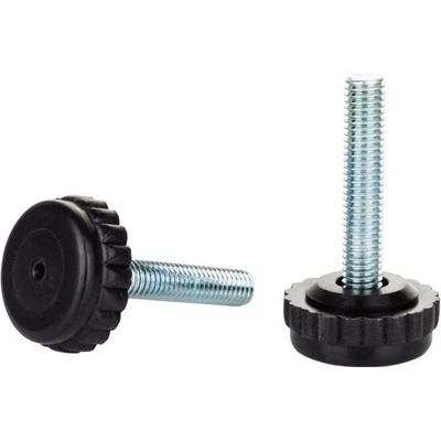 Nivelační nožička s plastovou základnou průměr 30mm, M6, H 45mm