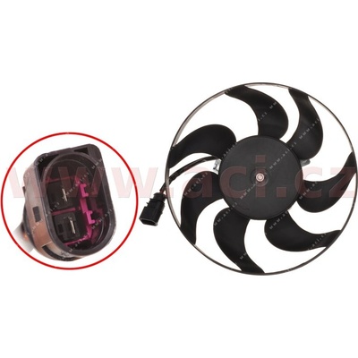 VAN WEZEL Ventilátor chladenia motora VAN WEZEL 5894744