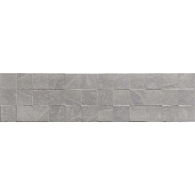 Mexen Icon Lyon Grigio полиран ректифициран гранитогрес за стена 120 x 30 см, мат (TL712-120-030-51)