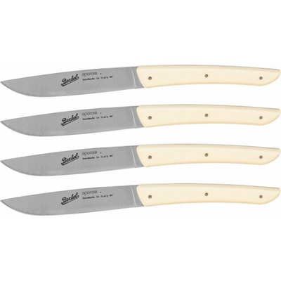 Berkel steak knife set 4 ks. Color cream