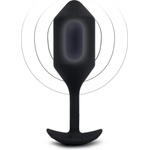 b-Vibe Вибриращ Snug плъг 4 черен
