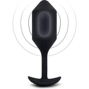 b-Vibe Вибриращ Snug плъг 4 черен
