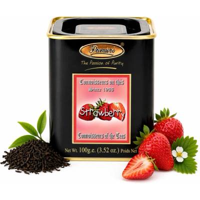 Premier's Černý čaj STRAWBERRY sypaný 100 g