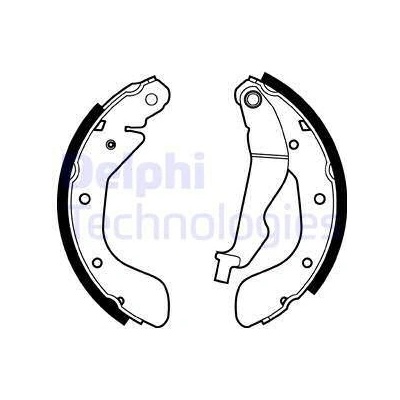 Sada brzdových čeľustí DELPHI LS1969