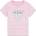 GUESS Розова тениска за мини момиче с констрастни лога и сребристо лого Guess