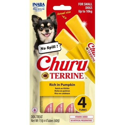 Inaba Churu Terrine dog pre psy tekvica 4x 15 g