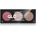 Inglot Face Palette хайлайтър, бронзър и руж цвят GLOWOW 7.2 гр