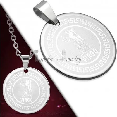 Talitha Медальон със зодиакален знак „Дева