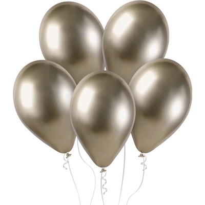 Gemar Balloons Latexový balonek chrome Champagne 33 cm