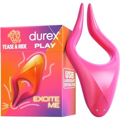 Durex Tease & Ride - Viaczónový stimulátor erogénnych zón ružový