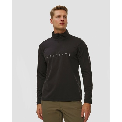 Descente pánsky lyžiarsky rolák Chest Logo T-neck čierny