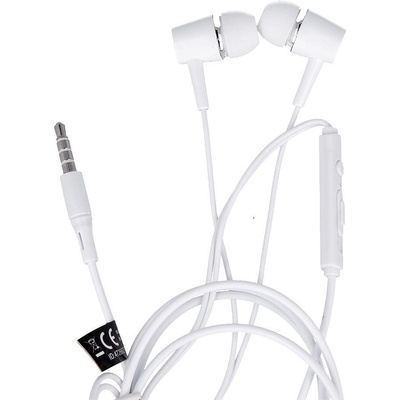 Maxlife слушалки 3.5 мм с микрофон MXEP-02 бели