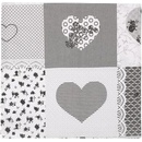 Bellatex Srdce patchwork 40 x 40 cm
