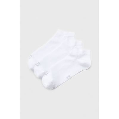 Lonka 3PACK бамбукови чорапи Desi I до глезена (Desi3P_White_pon)