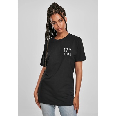Mister Tee Дамска черна тениска Mister Tee Never On TimeUB-MT1144-00007 - Черен, размер 4XL
