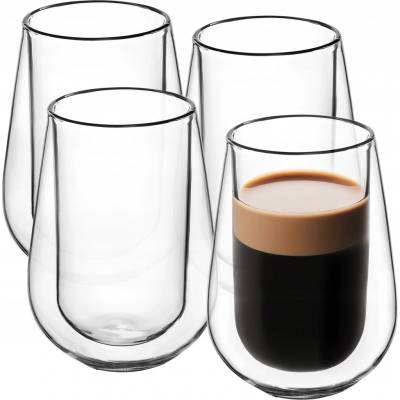 Kadax Sklenice na kávu 4 x 260 ml