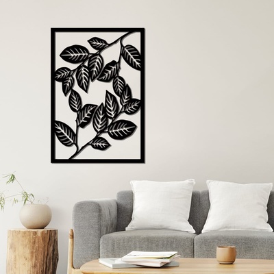 Decono Метална Декорация Листа в Рамка