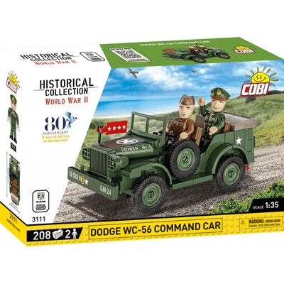 COBI 3111 World War II Americký veliteľské vozidlo Dodge WC-56 1:35