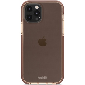 Holdit Гръб Holdit Seethru Case за iPhone 12/12Pro - Кафяв (7330985151477)