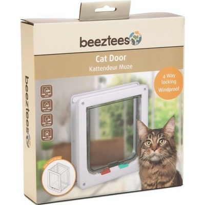 Beeztees Muze KF-410700 Dvířka bílá 23,5 x 25,2 cm