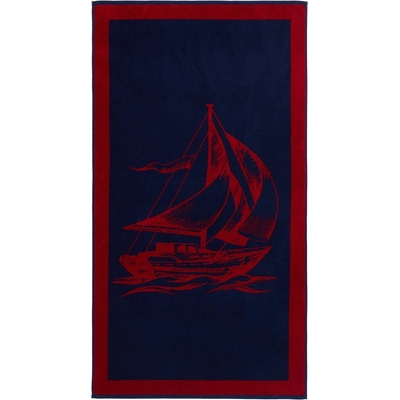 Soft Cotton Osušky SAIL 85x160 cm Tmavo modrá