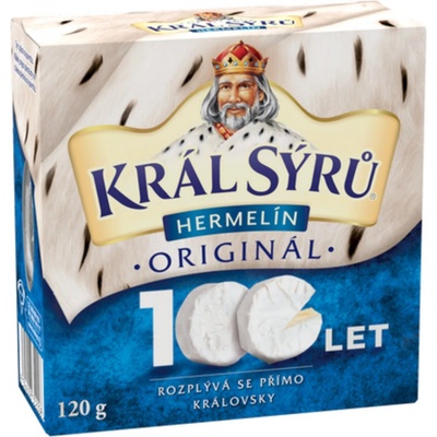 Král Sýrů Hermelín original 120g – Zboží Dáma