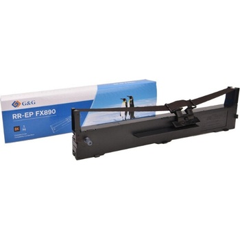 Compatible Лента за матричен принтер EPSON FX-890 (FX890)/LQ-590 (LQ590) - Black - P№ RR-EP-FX890-BK - 15 m x 12, 7 mm - G&G (Compatible-SO15329 SO15337 VP880RC)