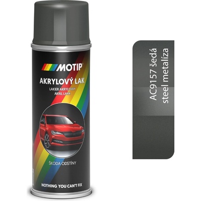 Škoda Autoemail AC9157 Šedá Steel metalíza 200ml