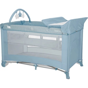 Lorelli Бебешка кошара на 2 нива Lorelli - Torino Plus, Blue (10080472607) - baby