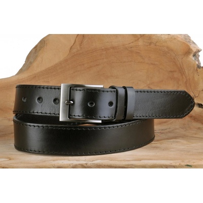 Penny Belts pánský kožený opasek 22-1-60 černý