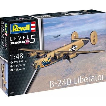 Revell Plastic ModelKit letadlo 03831 B 24D Liberator 1:48
