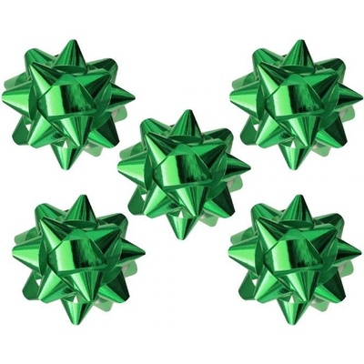 Rozety 8cm Metalická zelená