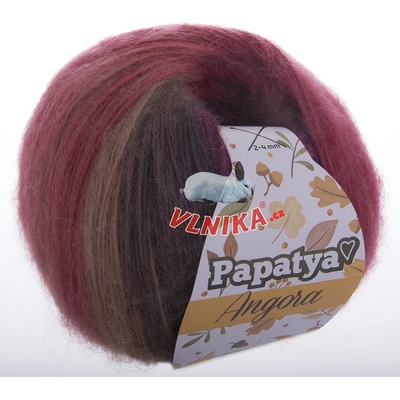 Kamgarn Příze Papatya Angora Batik Varianta: 556-60