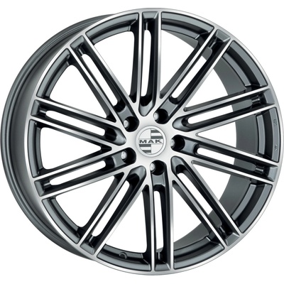 MAK LEIPZIG 10,5x22 5x112 ET18 gunmetal mirror