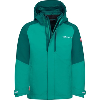 TROLLKIDS Детско 3-в-1 яке Trollkids Kid's Skanden 3in1 Jacket 3-in-1 jacket - Dark Cyan / Midnight Petrol - размер 176 (EU) (703-2832-0821)