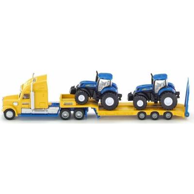 Siku 1805 Farmer Tahač s vlekem a 2 traktory New Holland 1:87
