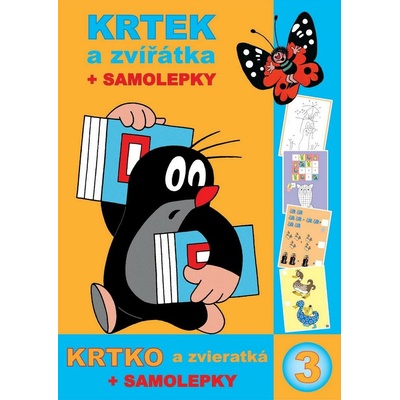 Krtek a zvířátka + samolepky