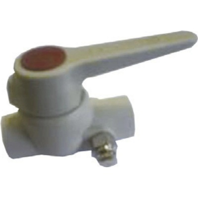 GEOS AGT PPR plastový kulový kohout s vypouštěním průměr 63x63mm
