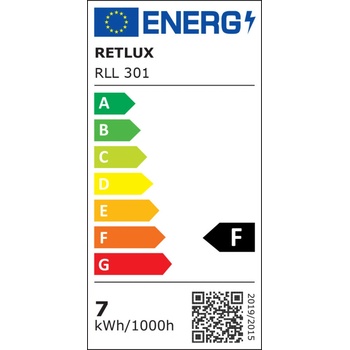 Retlux RLL 301 G45 E14 miniG 7W teplá bílá